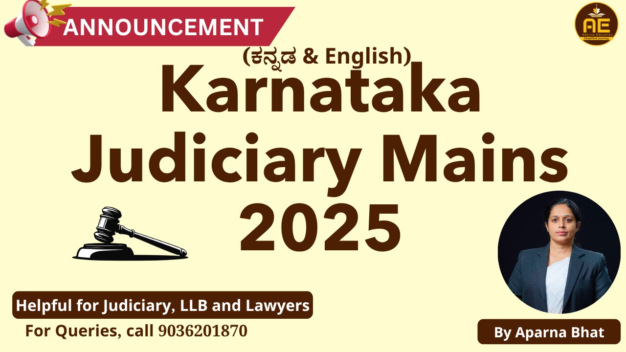 COURSE-Karnataka Mains Exam 2025
